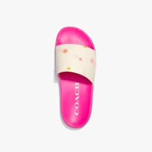 Coach slide shooting star pink